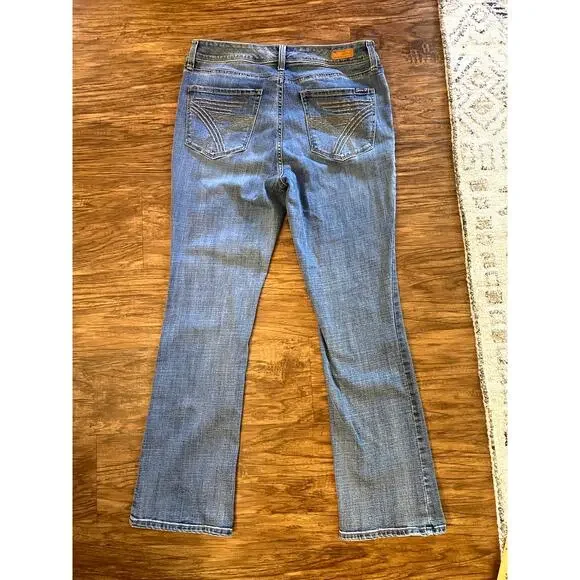 Anthropologie Jeans 14 Bootcut Mid Rise Stretch Denim Medium Wash EUC - Picture 4 of 8
